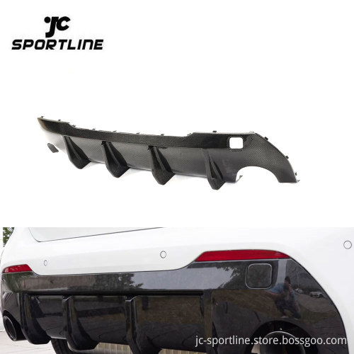 Carbon Fiber F40 Rear Bumper Lip Spoiler for BMW 1 Series 2020-2022